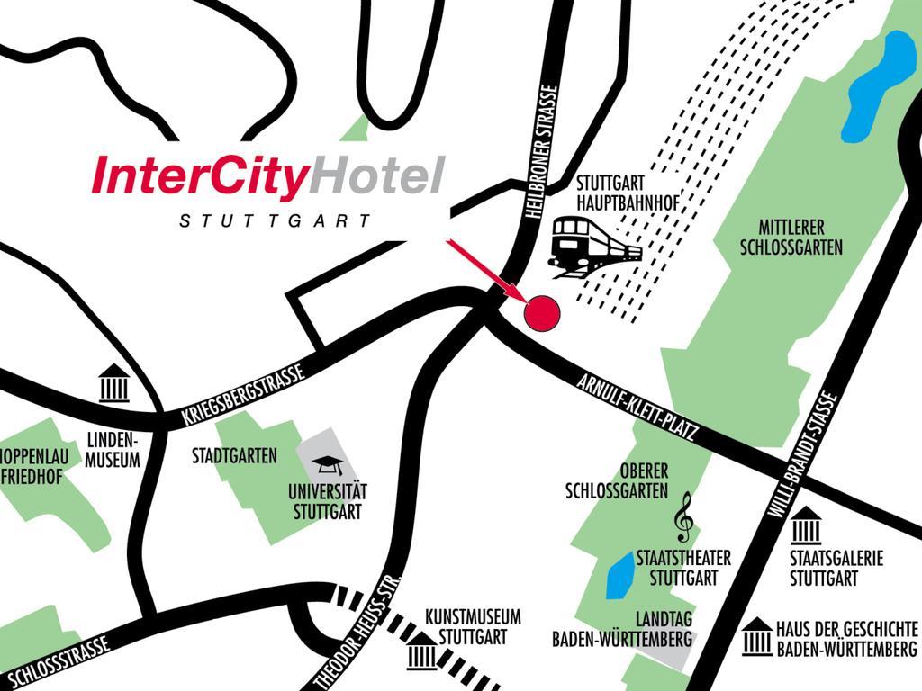 Intercityhotel Stuttgart Estugarda Exterior foto